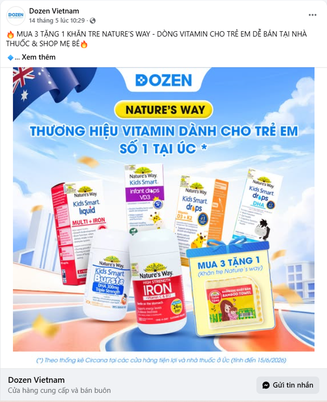 Bài đăng Facebook Dozen - Nature's Way