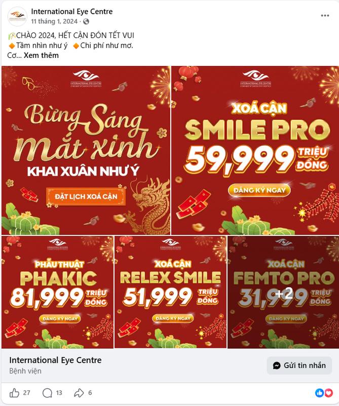 Bài đăng Bừng sáng mắt xinh Tết