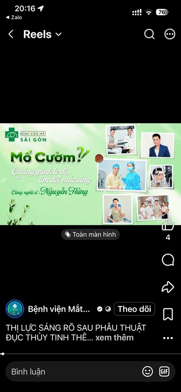 Reels nghệ sĩ Nguyễn Hưng